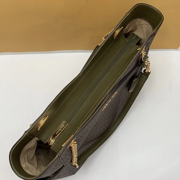 COPY - MICHAEL KORS 
Jet Set Large Logo Shoulder Bag
COLOR OLIVE 
NWT - Picture 16 of 16